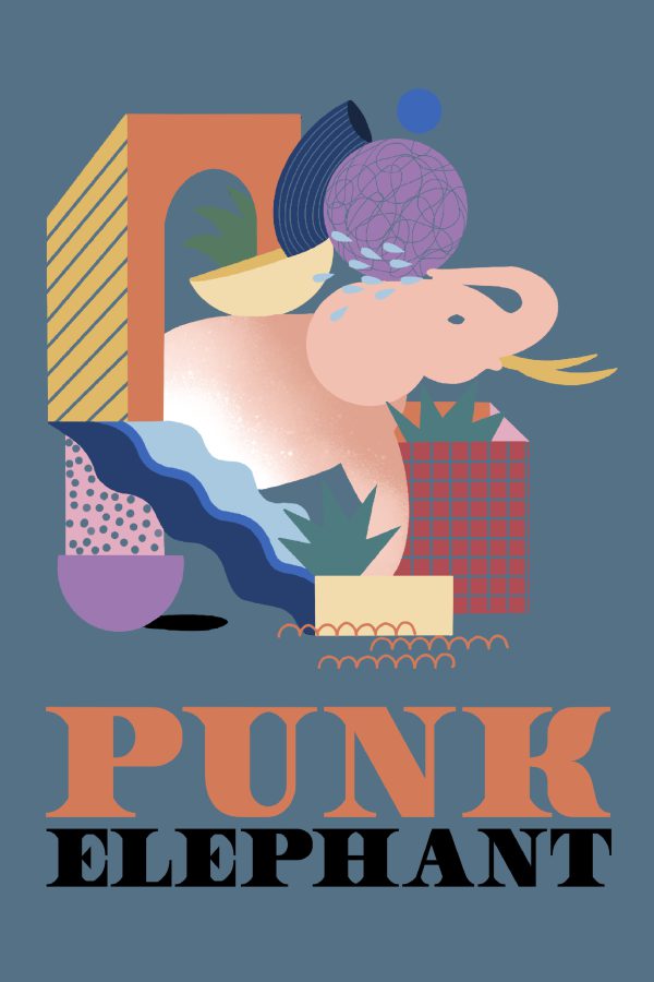 affiche roud punk pink
