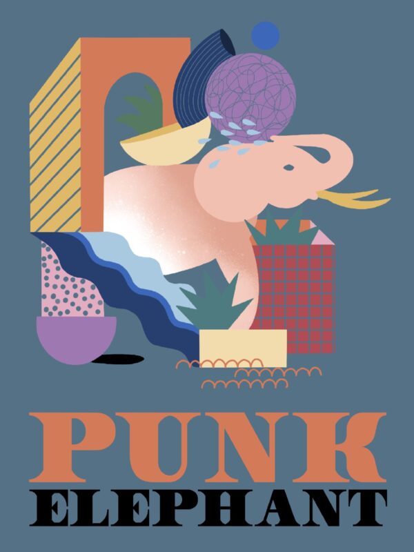 affiche roud punk pink