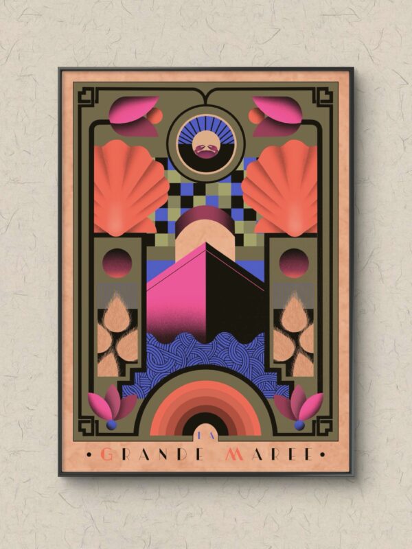 Affiche grande Maree 50x70 cm